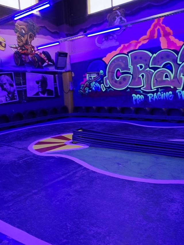La pista indoor del Crazy Cart, desde los 7 años